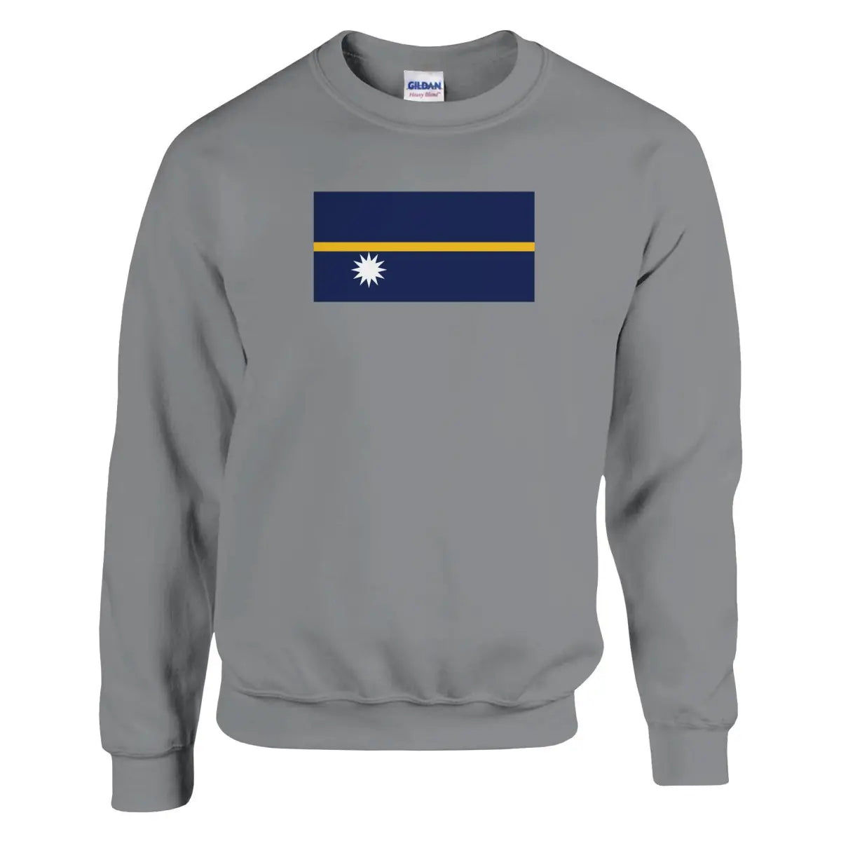 Sweat-shirt Drapeau de Nauru - Pixelforma 