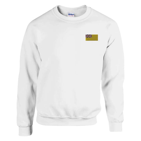 Sweat-shirt drapeau de niue en broderie - pixelformaflag