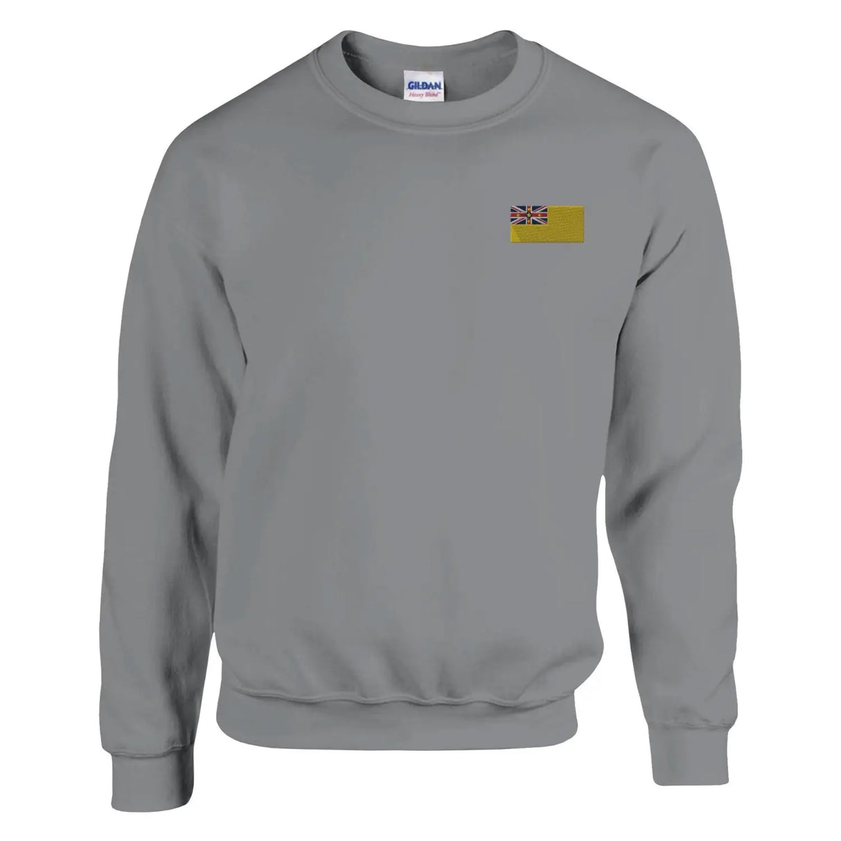 Sweat-shirt drapeau de niue en broderie - pixelformaflag