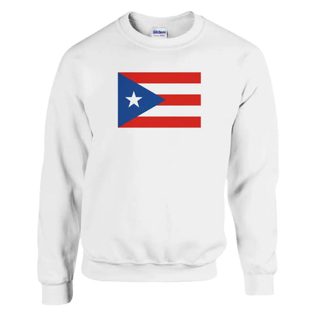 Sweat-shirt Drapeau de Porto Rico - Pixelforma 