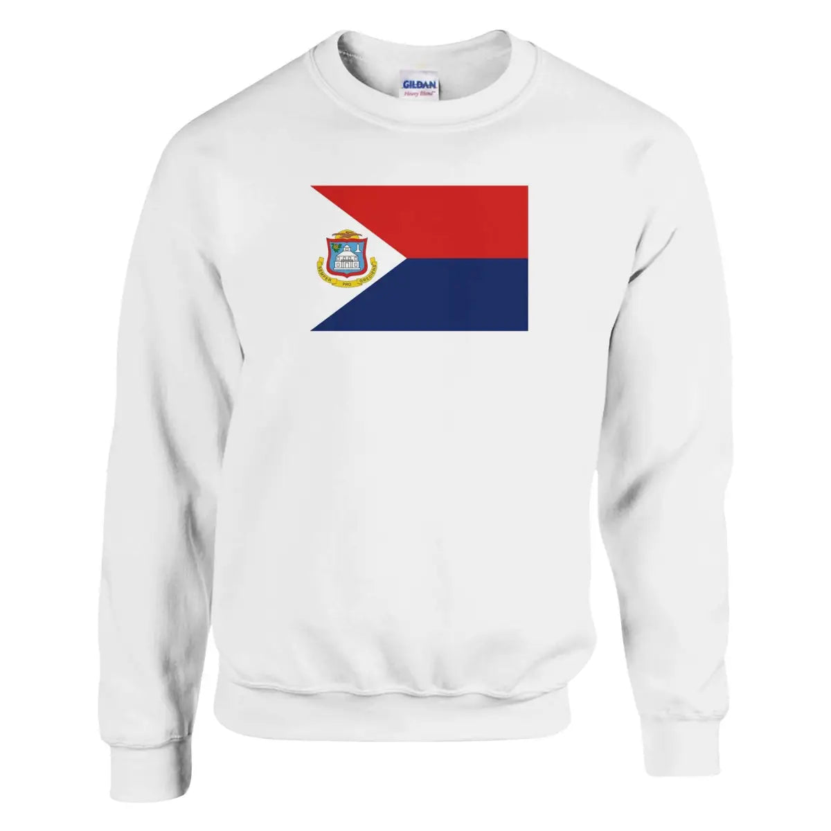 Sweat-shirt Drapeau de Saint-Martin - Pixelforma 