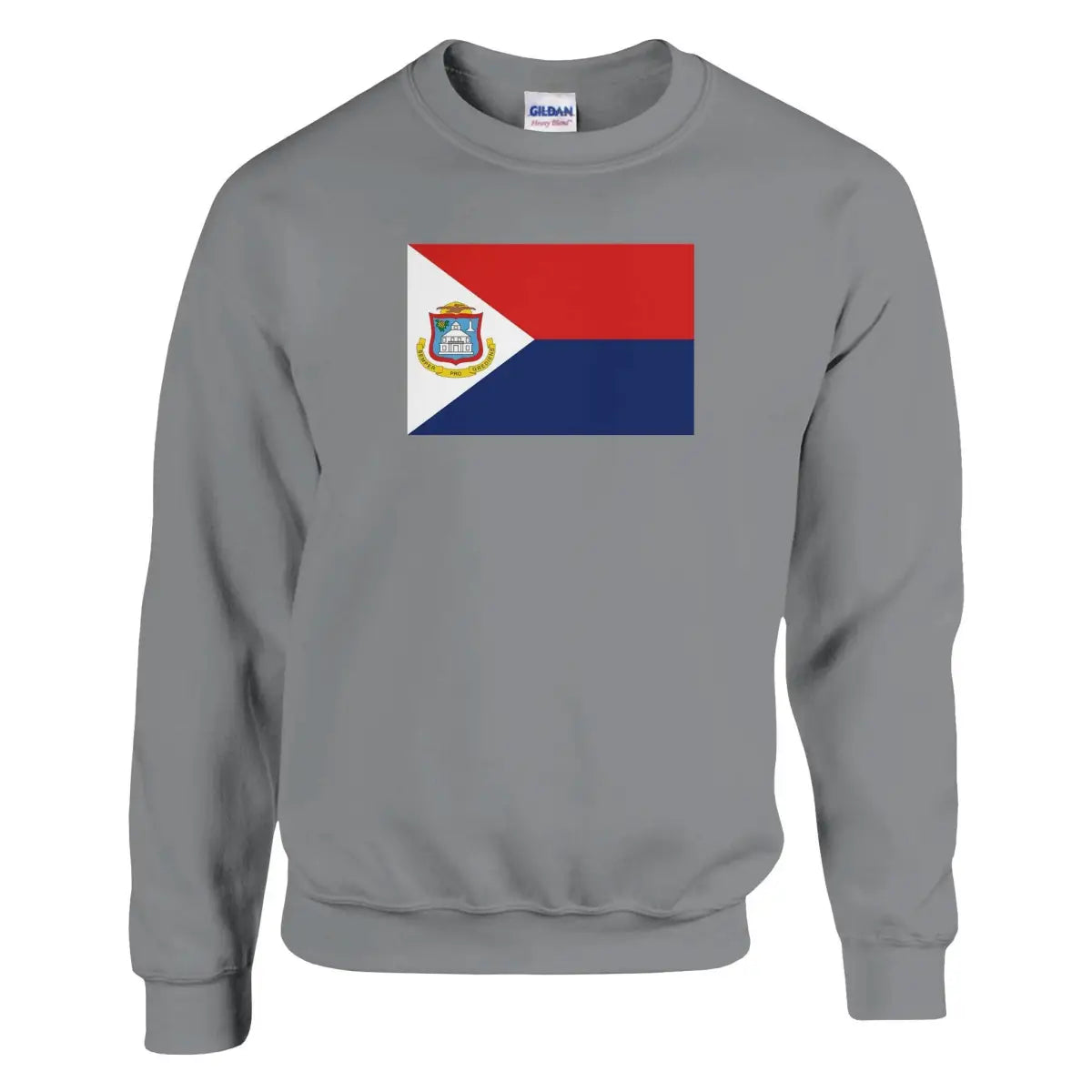 Sweat-shirt Drapeau de Saint-Martin - Pixelforma 