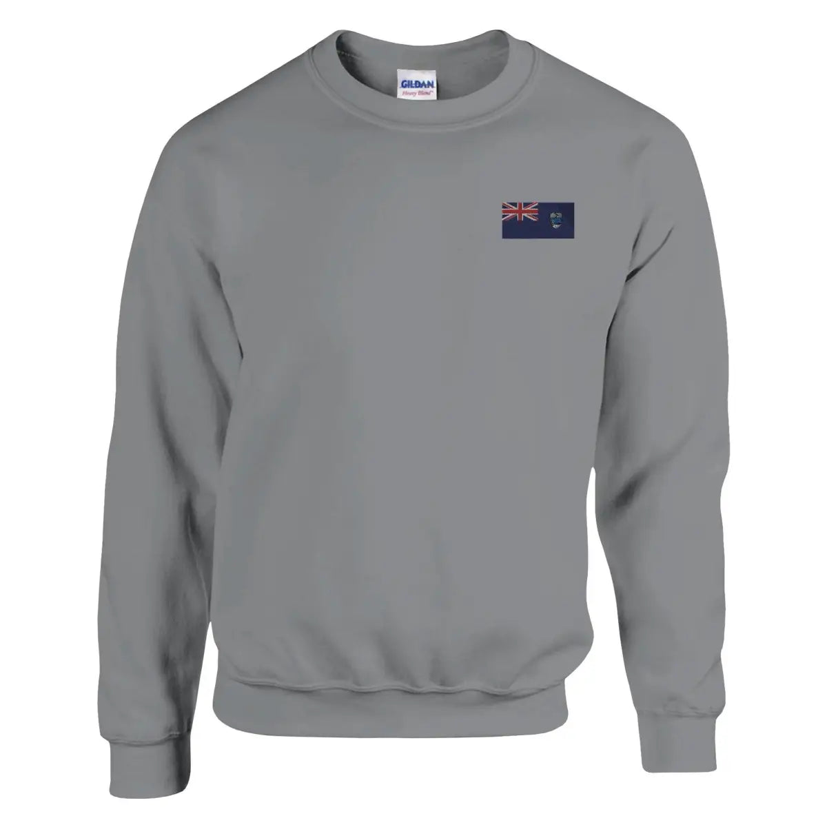 Sweat-shirt Drapeau de Sainte-Hélène, Ascension et Tristan da Cunha en broderie - Pixelforma 