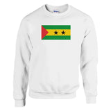 Sweat-shirt Drapeau de Sao Tomé-et-Principe - Pixelforma 