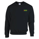 Sweat-shirt drapeau de sao tomé-et-principe en broderie - pixelformaflag