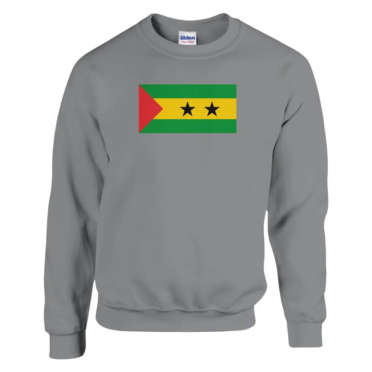 Sweat-shirt Drapeau de Sao Tomé-et-Principe - Pixelforma 