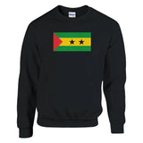 Sweat-shirt Drapeau de Sao Tomé-et-Principe - Pixelforma 