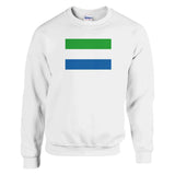 Sweat-shirt Drapeau de Sierra Leone - Pixelforma 