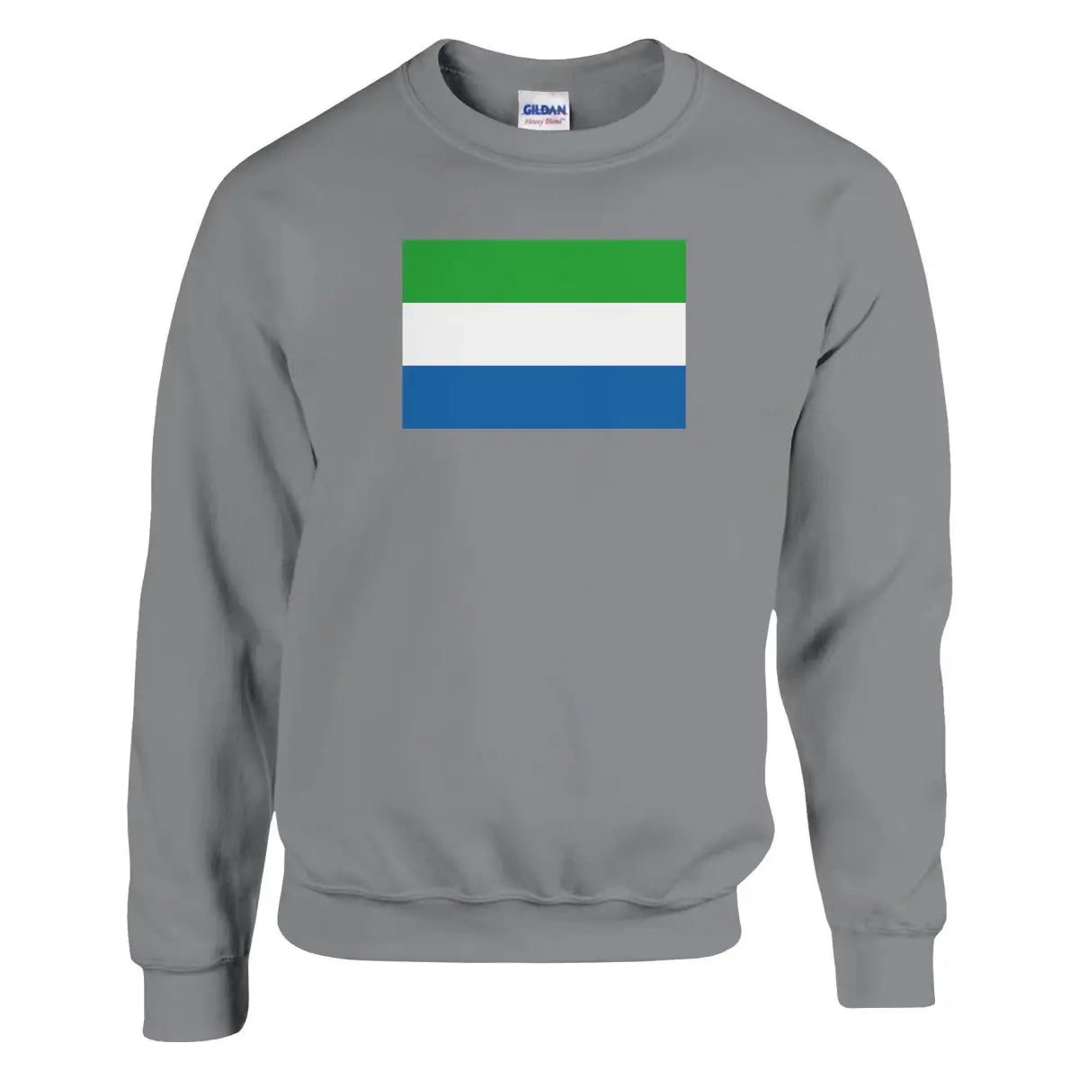 Sweat-shirt Drapeau de Sierra Leone - Pixelforma 