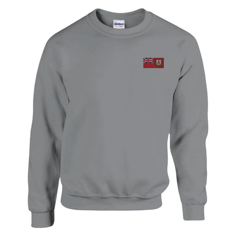 Sweat-shirt drapeau des bermudes en broderie - pixelformaflag