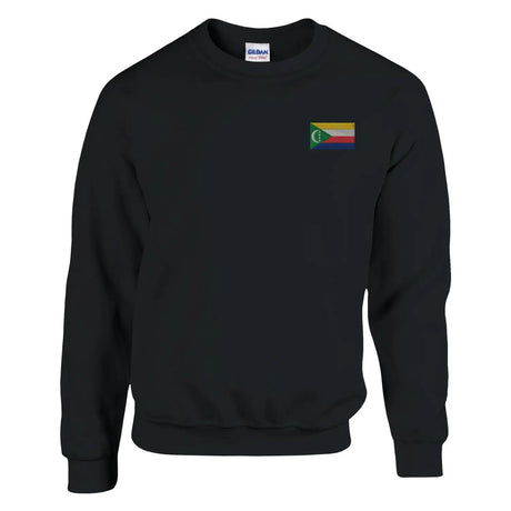 Sweat-shirt drapeau des comores en broderie - pixelformaflag
