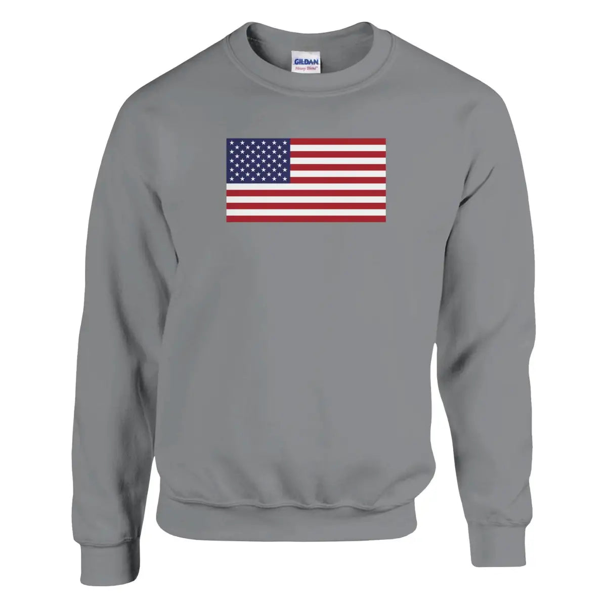 Sweat-shirt Drapeau des États-Unis - Pixelforma 