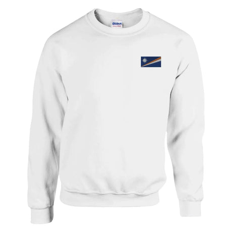 Sweat-shirt drapeau des îles marshall en broderie - pixelforma