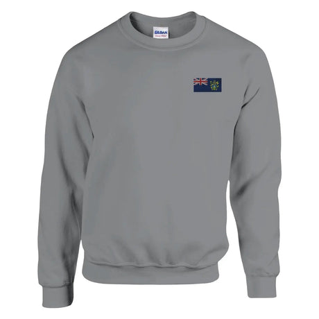 Sweat-shirt drapeau des îles pitcairn en broderie - pixelformaflag