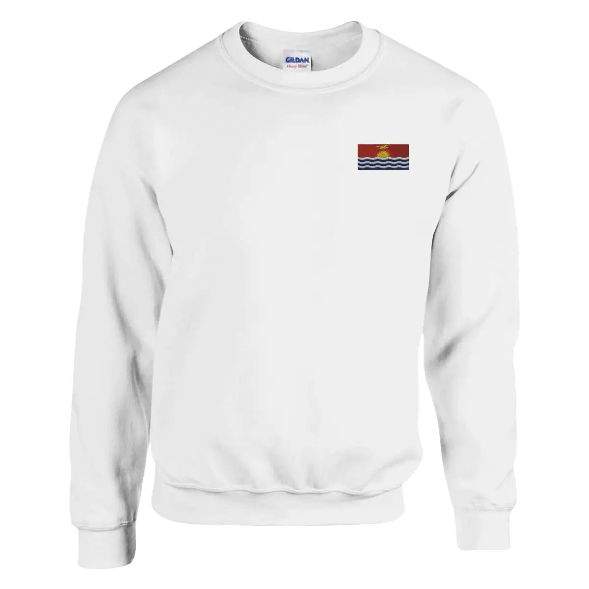 Sweat-shirt drapeau des kiribati en broderie - pixelformaflag