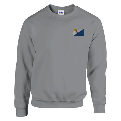 Sweat-shirt drapeau des pays-bas caraibéen en broderie - pixelformaflag