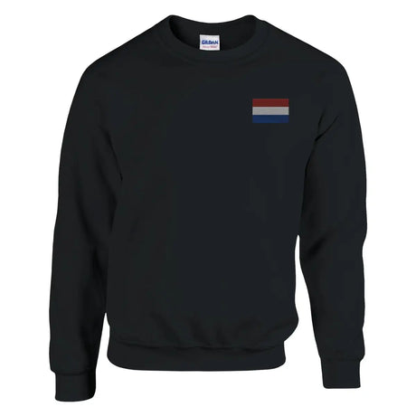 Sweat-shirt drapeau des pays-bas en broderie - pixelformaflag