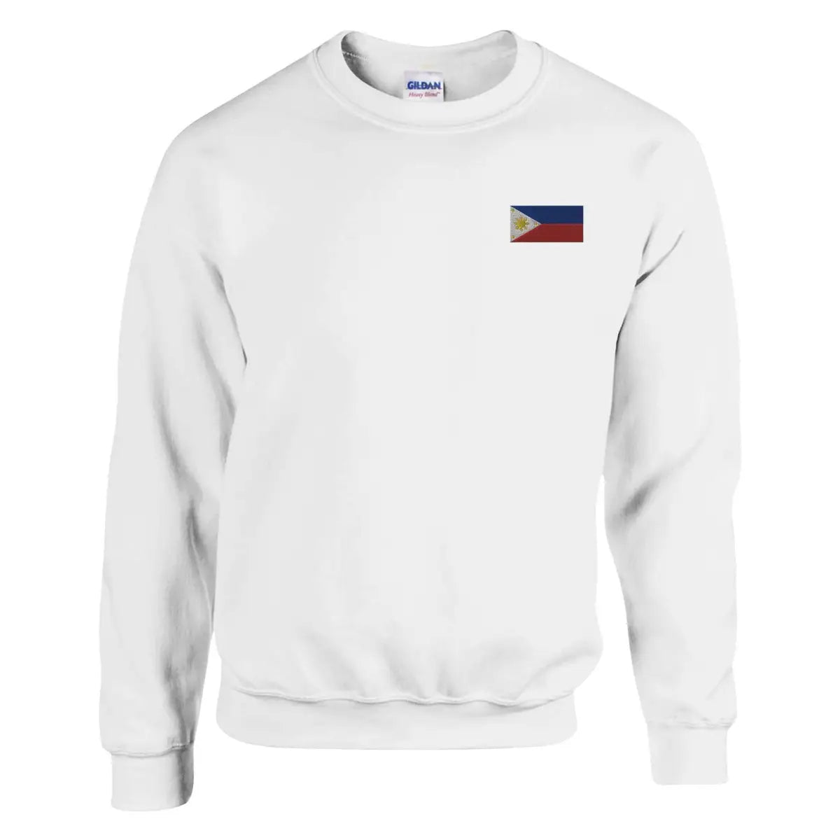 Sweat-shirt drapeau des philippines en broderie - pixelformaflag