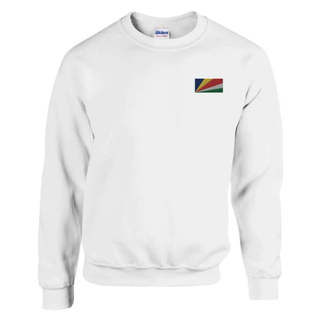 Sweat-shirt drapeau des seychelles en broderie - pixelformaflag
