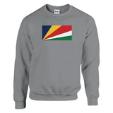 Sweat-shirt Drapeau des Seychelles - Pixelforma 