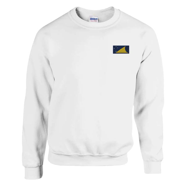 Sweat-shirt Drapeau des Tokelau en broderie - Pixelforma 