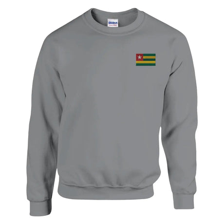 Sweat-shirt drapeau des tonga en broderie - pixelformaflag
