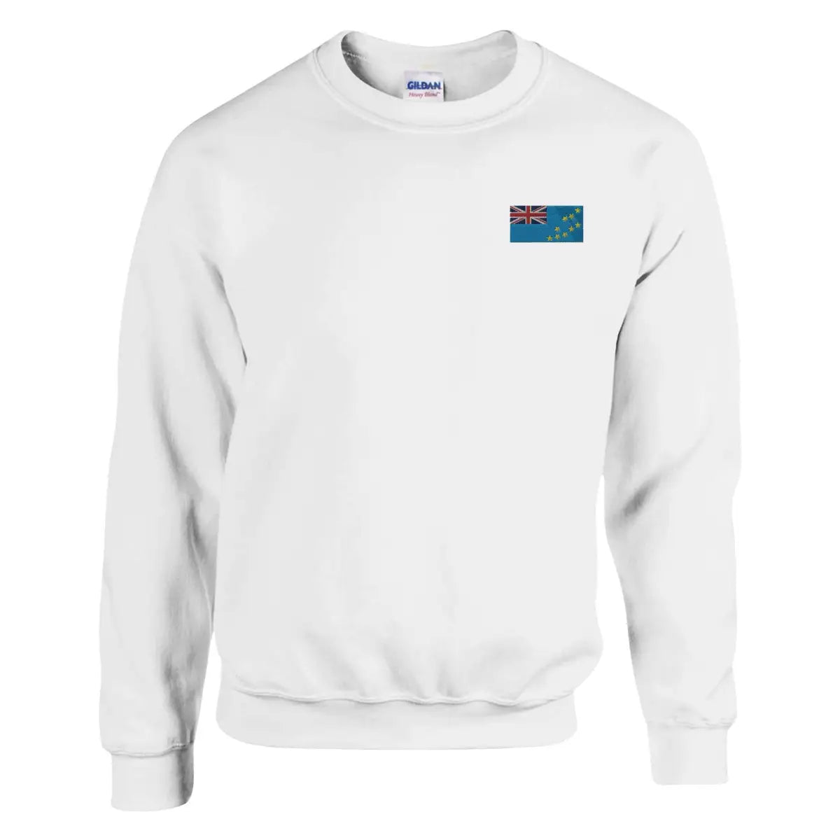 Sweat-shirt Drapeau des Tuvalu en broderie - Pixelforma 