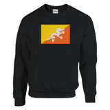 Sweat-shirt Drapeau du Bhoutan - Pixelforma 