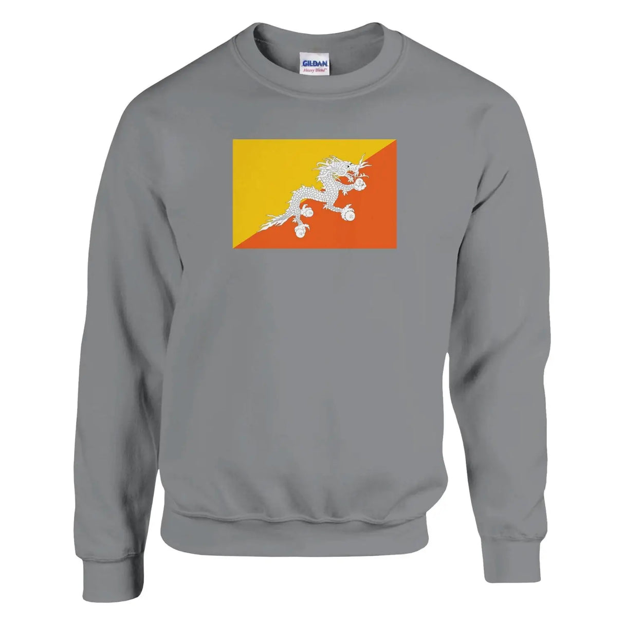 Sweat-shirt drapeau du bhoutan - pixelformaflag