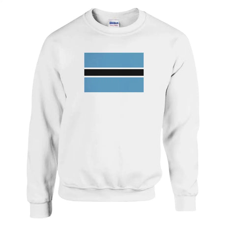 Sweat-shirt Drapeau du Botswana - Pixelforma 