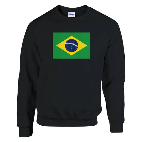 Sweat-shirt Drapeau du Brésil - Pixelforma 