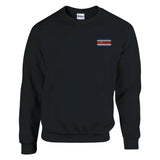 Sweat-shirt drapeau du costa rica en broderie - pixelformaflag