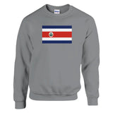 Sweat-shirt Drapeau du Costa Rica - Pixelforma 