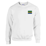 Sweat-shirt drapeau du gabon en broderie - pixelformaflag