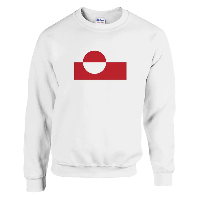 Sweat-shirt Drapeau du Groenland - Pixelforma 