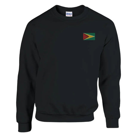 Sweat-shirt drapeau du guyana en broderie - pixelformaflag