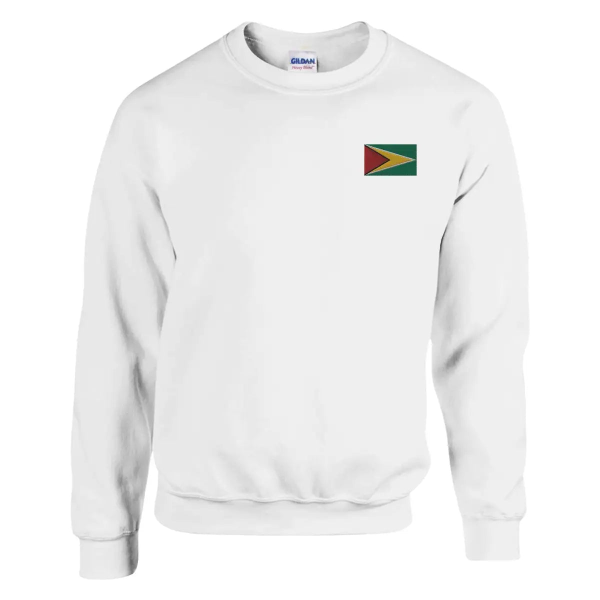 Sweat-shirt drapeau du guyana en broderie - pixelformaflag