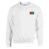 Sweat-shirt drapeau du guyana en broderie - pixelformaflag