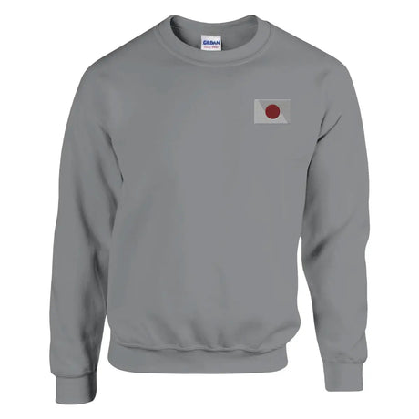 Sweat-shirt drapeau du japon en broderie - pixelforma