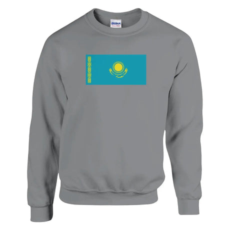 Sweat-shirt drapeau du kazakhstan - pixelforma