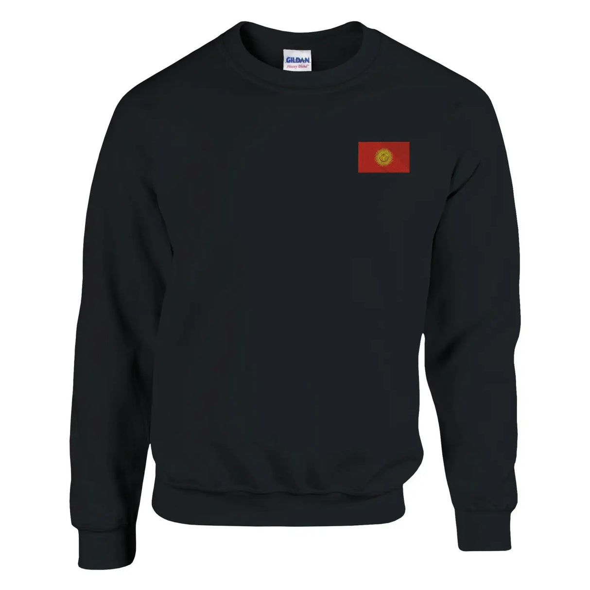 Sweat-shirt drapeau du kirghizistan en broderie - pixelforma