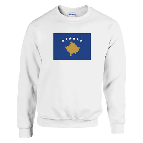 Sweat-shirt Drapeau du Kosovo - Pixelforma 