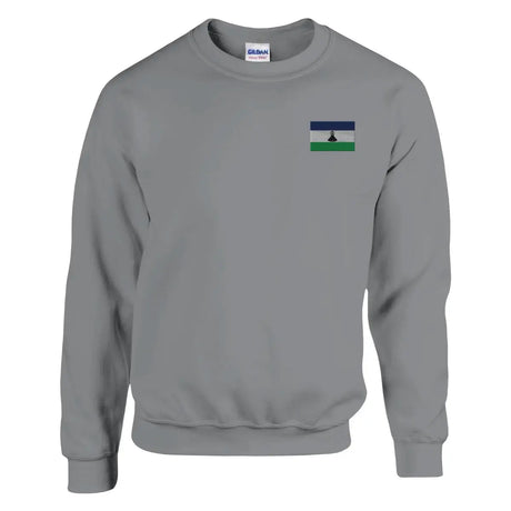 Sweat-shirt drapeau du lesotho en broderie - pixelformaflag