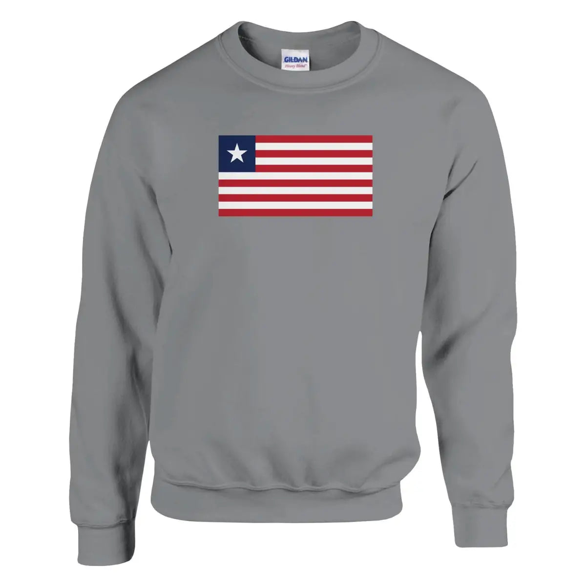 Sweat-shirt Drapeau du Liberia - Pixelforma 