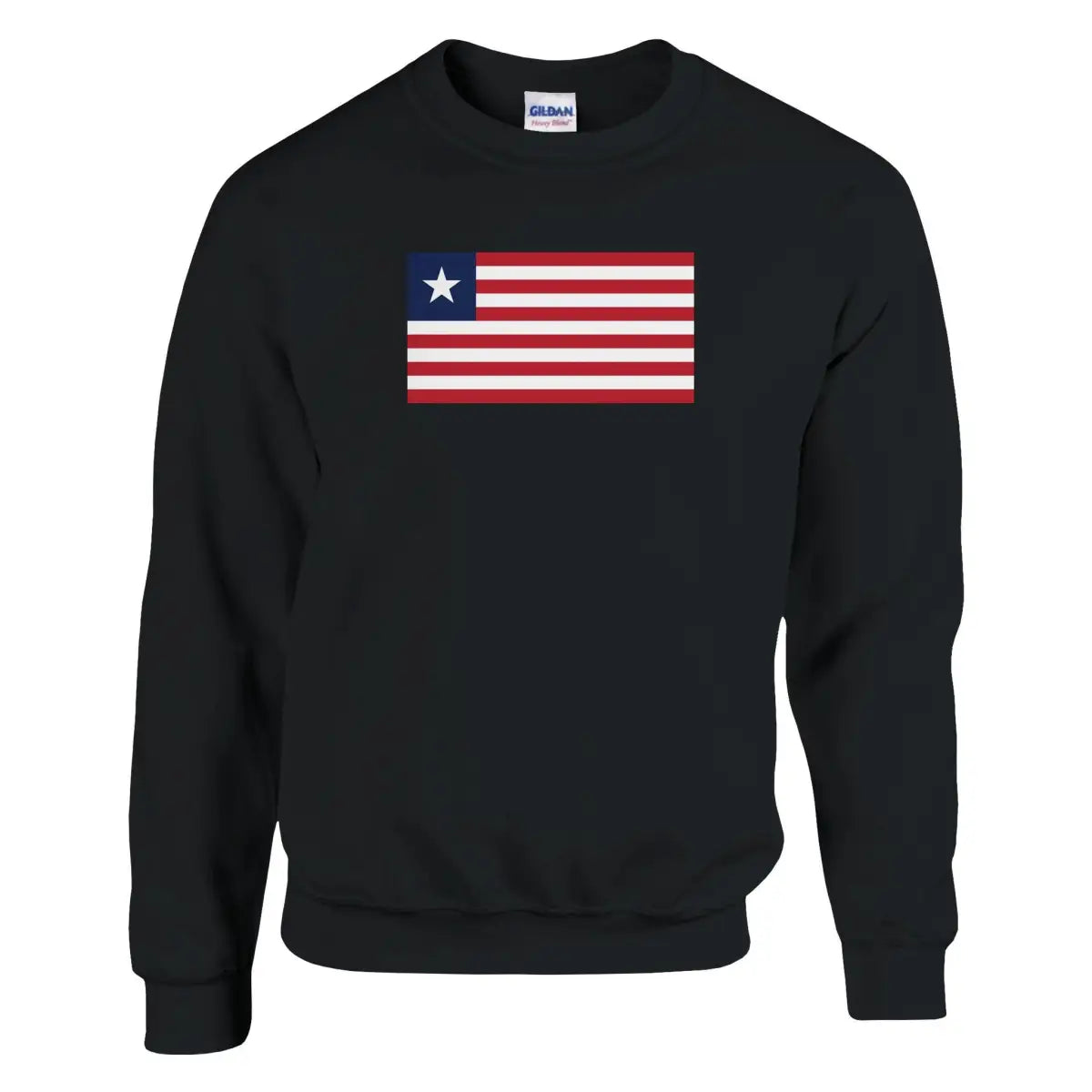 Sweat-shirt Drapeau du Liberia - Pixelforma 