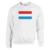 Sweat-shirt Drapeau du Luxembourg - Pixelforma 