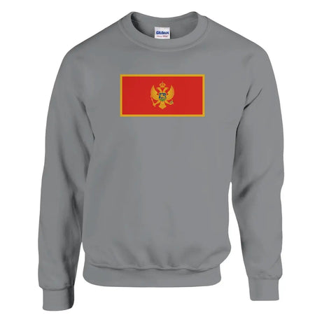 Sweat-shirt Drapeau du Monténégro - Pixelforma 