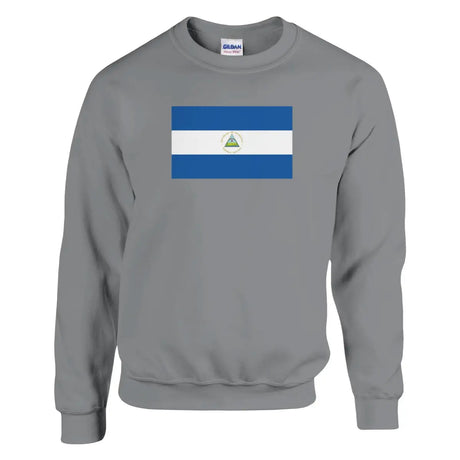 Sweat-shirt Drapeau du Nicaragua - Pixelforma 