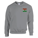 Sweat-shirt Drapeau du Niger en broderie - Pixelforma 