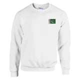 Sweat-shirt Drapeau du Pakistan en broderie - Pixelforma 